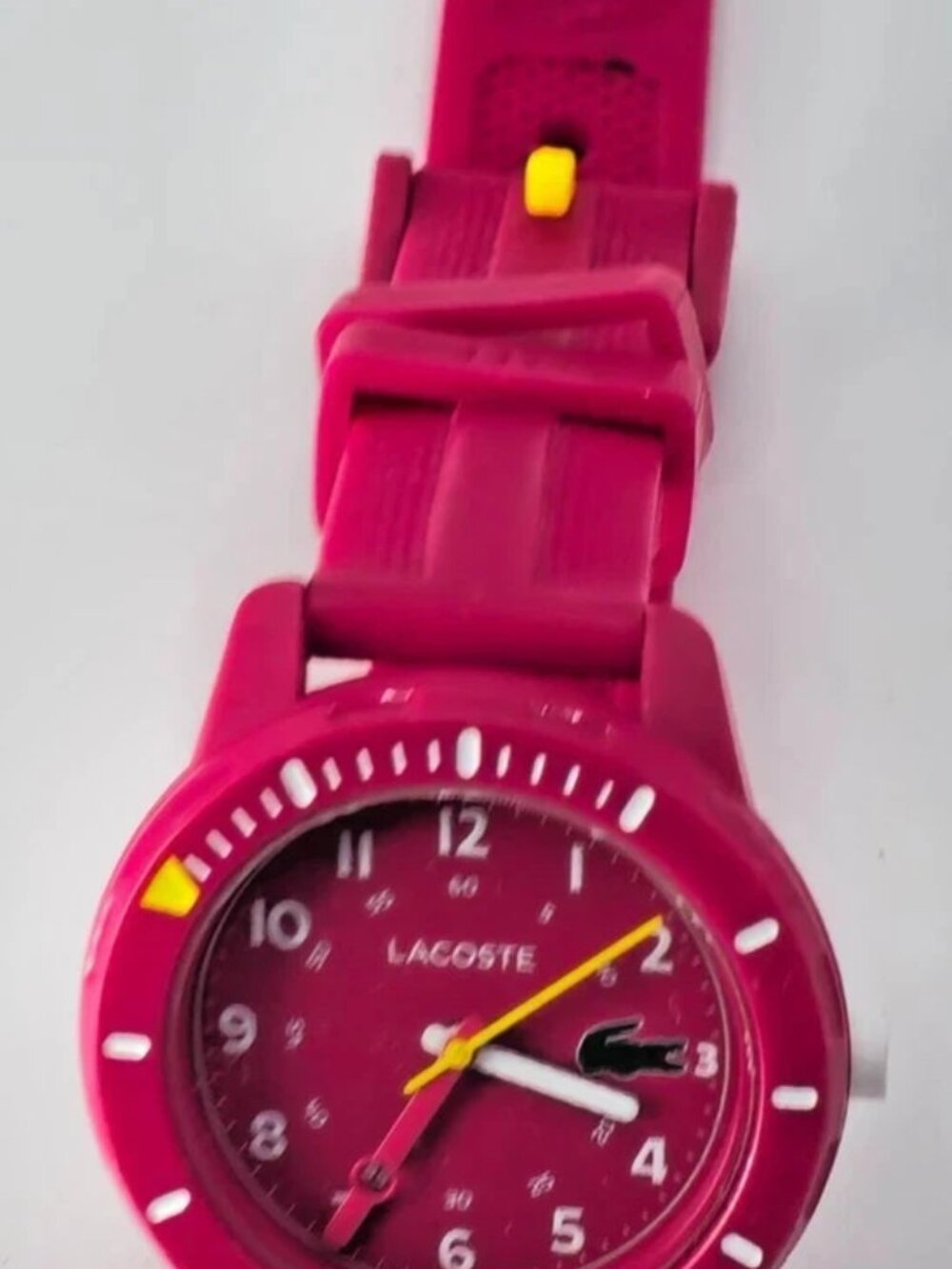 Lacoste Mini Tennis Womens Raspberry Pink Watch 34mm